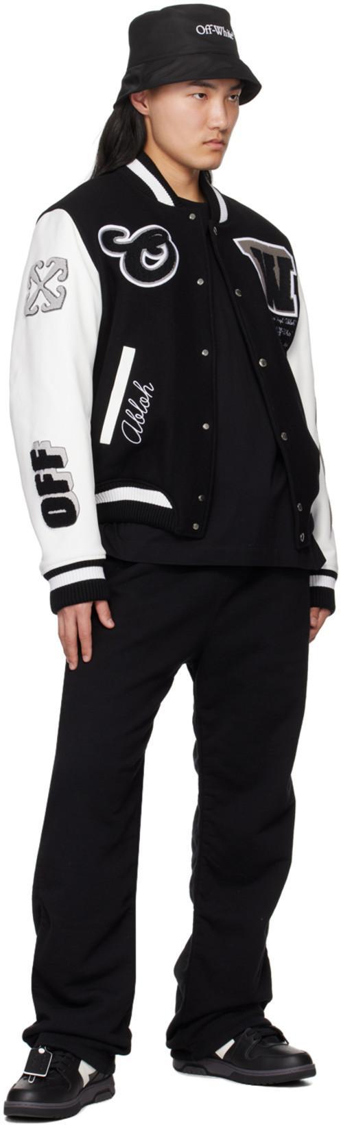 OFF-WHITE Black Cotton T-shirt