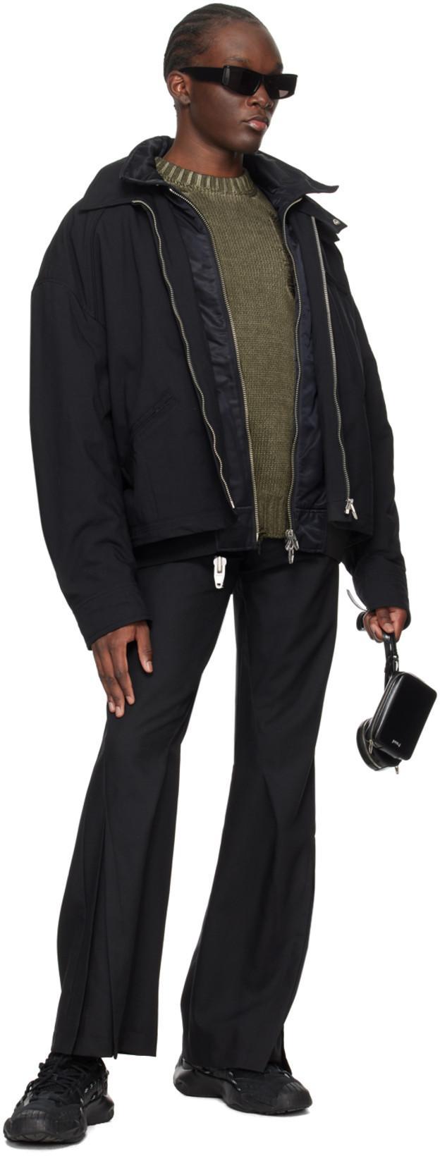 BALENCIAGA Rectangular Sunglasses In Black-black-grey