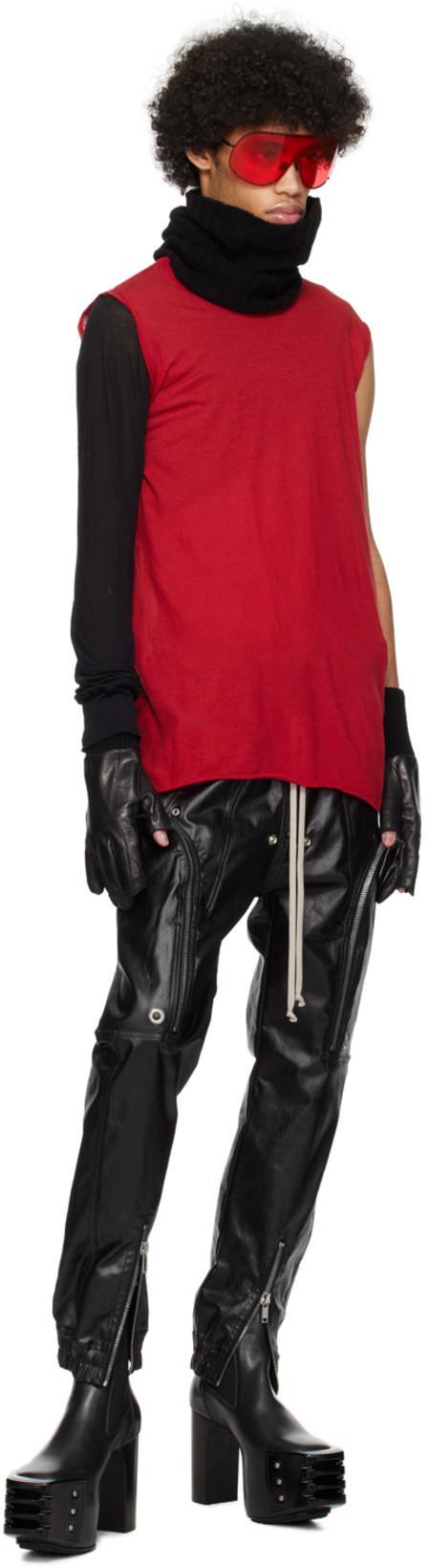 RICK OWENS 120mm Grilled Kiss 45 Boots In Black