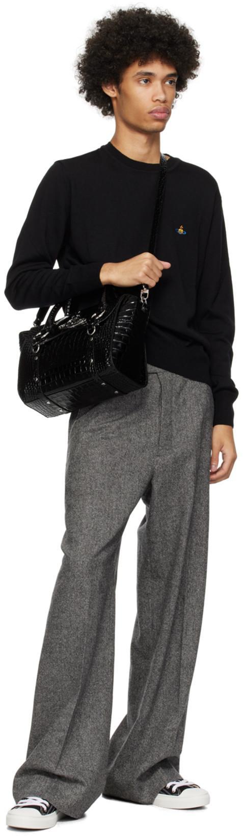 VIVIENNE WESTWOOD High Top Canvas Plimsoll Cotton Canvas Black 11-45 Men