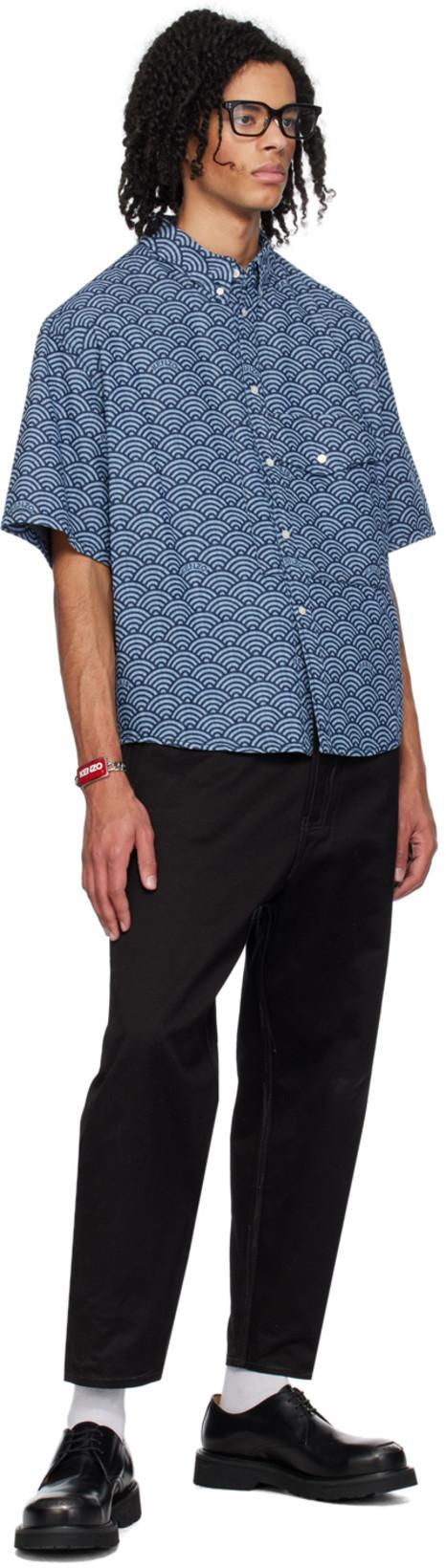 KENZO Black  Paris Boke Flower Glasses In Shiny Black