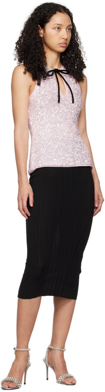 JACQUEMUS Women La Jupe Pralu Midi Skirt In Black