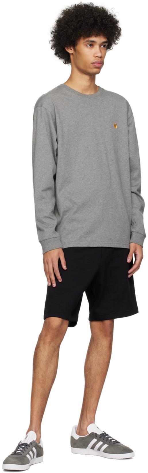 CARHARTT Sweat Shorts Chase Flee In Black