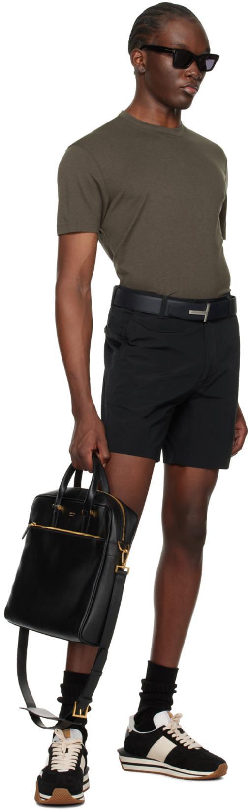 TOM FORD Cotton Modal T-shirt In Blue