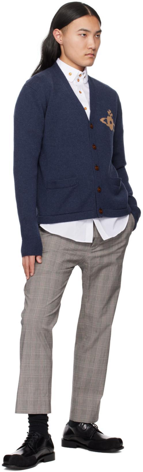 VIVIENNE WESTWOOD Shirt With Subtle Orb Embroidery And Tailored Fit In Gray