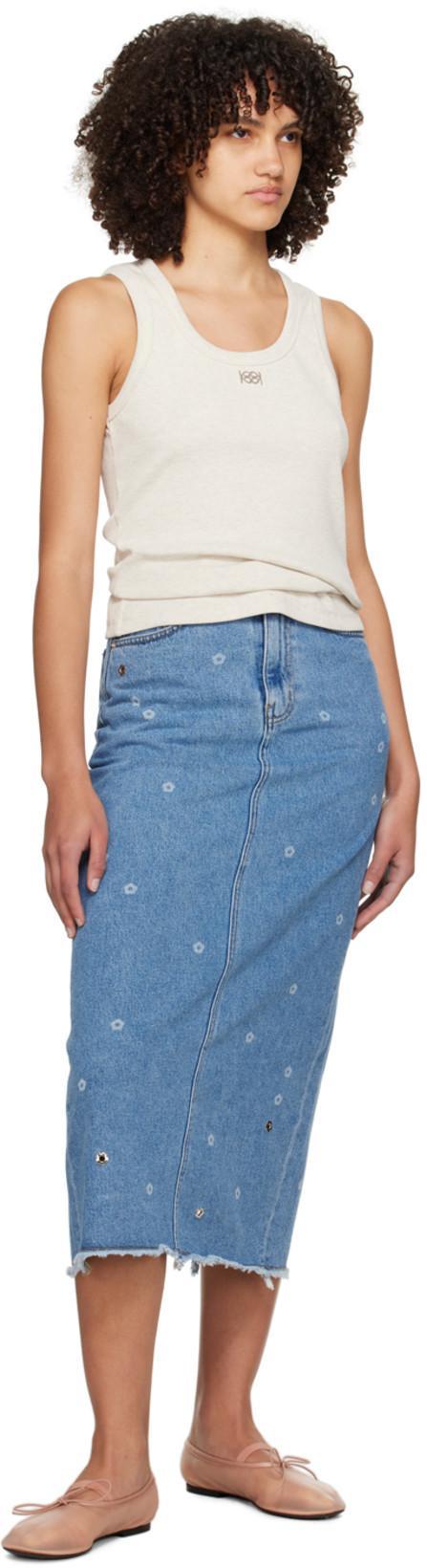 PROENZA SCHOULER Glove Mesh Mary Jane Flats In Blush