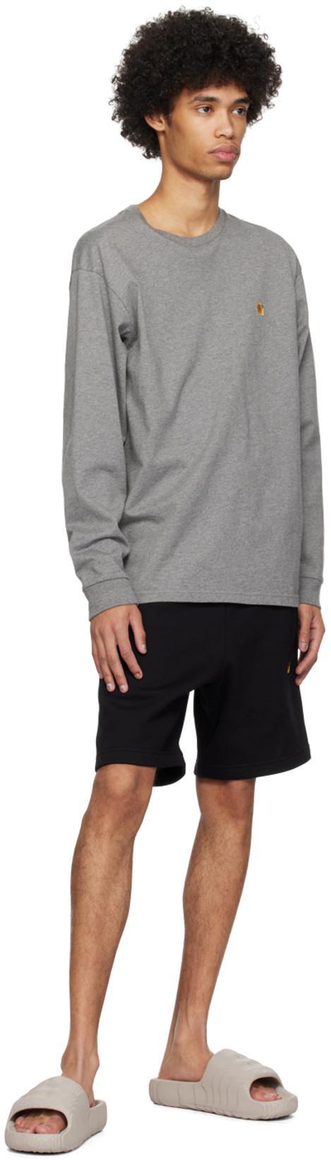 CARHARTT Sweat Shorts Chase Flee In Black