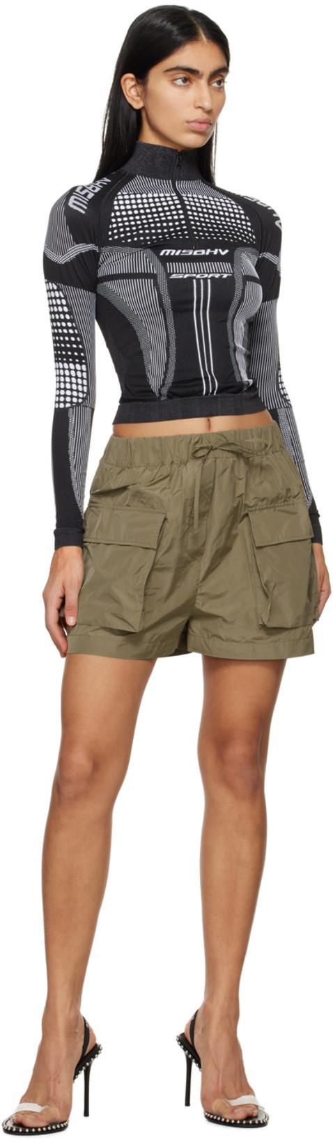 ALEXANDER WANG Leather Sandals With Metal Details In Black