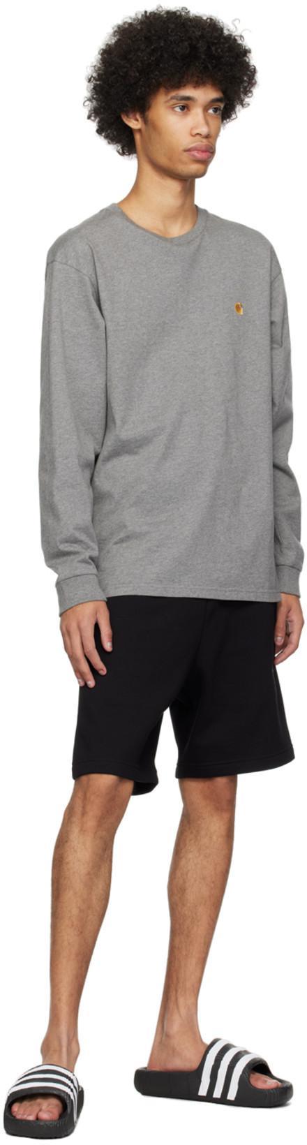 CARHARTT Sweat Shorts Chase Flee In Black