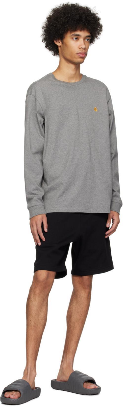 CARHARTT Sweat Shorts Chase Flee In Black