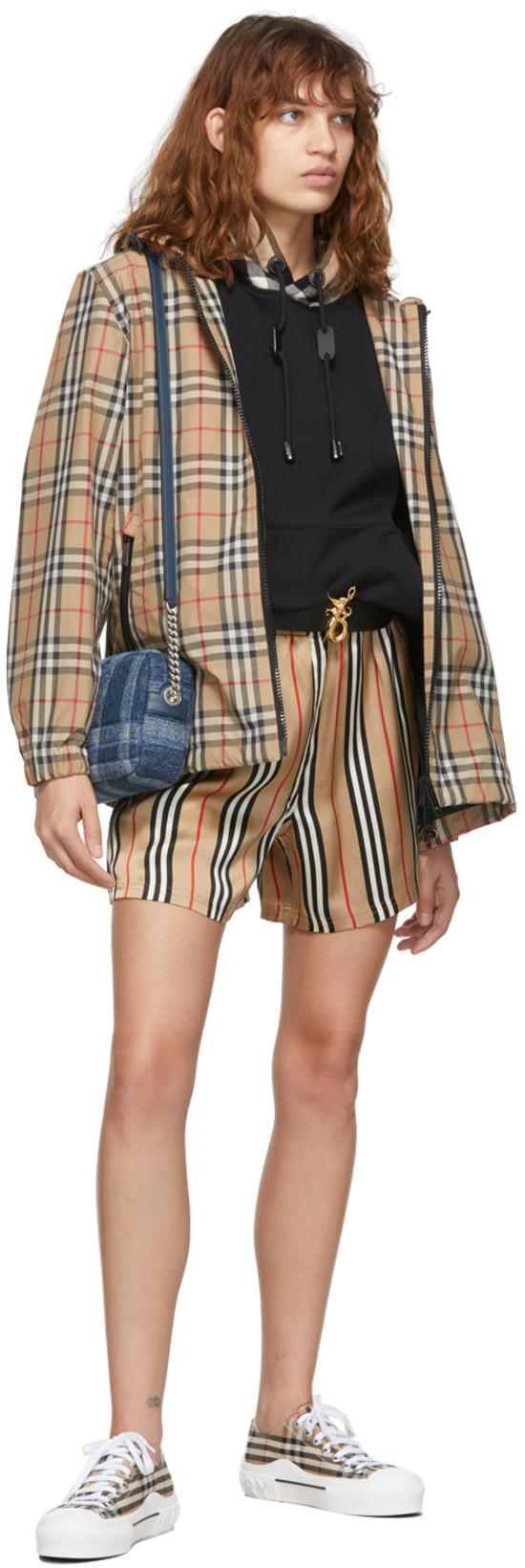 BURBERRY Cotton Sneaker With Vintage Check Pattern In Multi