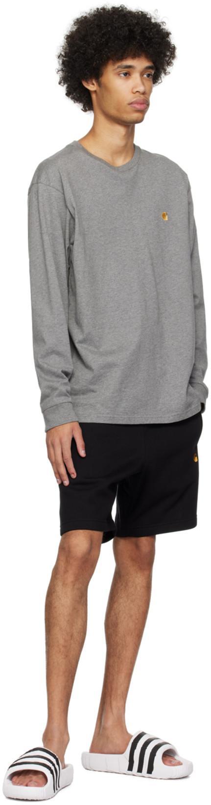 CARHARTT Sweat Shorts Chase Flee In Black