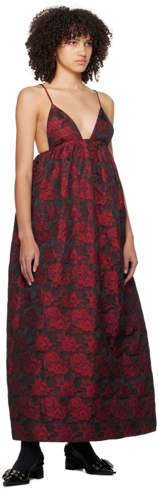 GANNI Feminine Buckle Slingback Pumps In Black