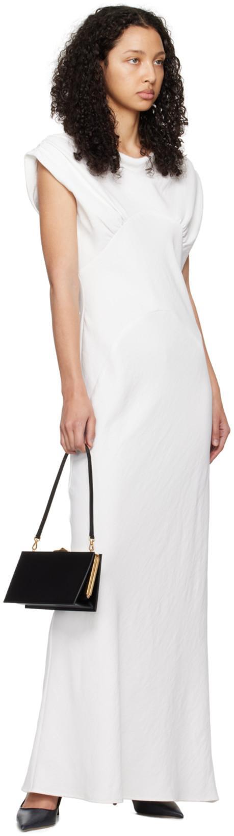 JIMMY CHOO Black Leather Sabot Painted With Crystal Strap In Nero