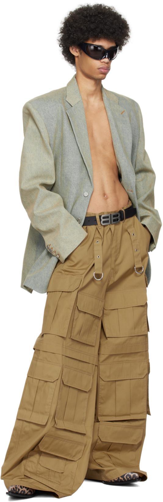VETEMENTS Beige Multipocket Cargo Pants
