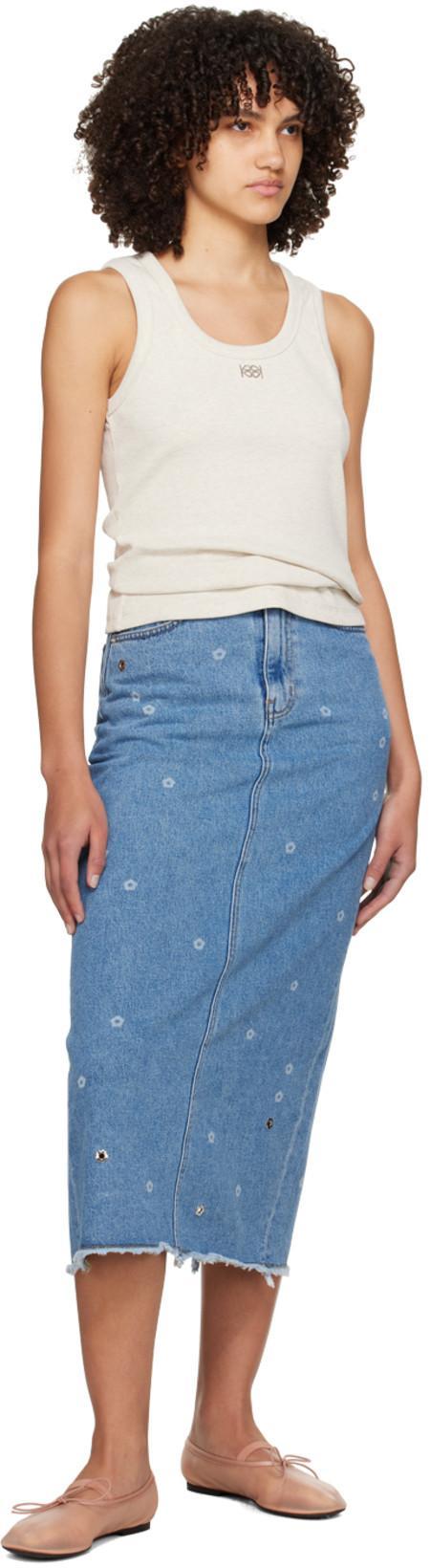 PROENZA SCHOULER Glove Mesh Mary Jane Flats In Blush