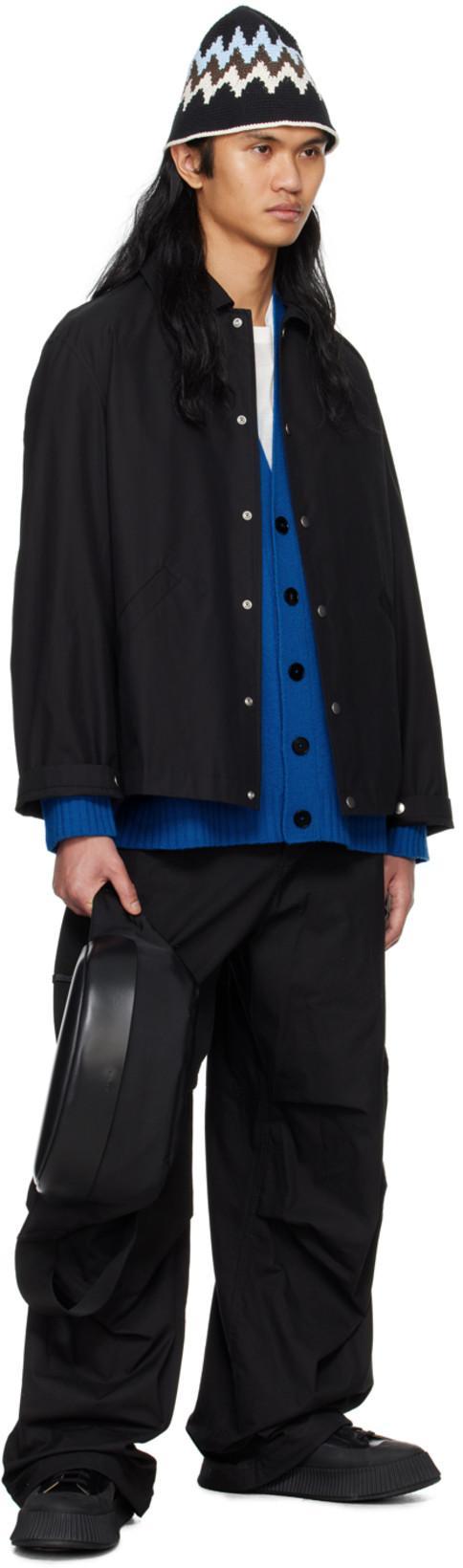 JIL SANDER Medium Lid Belt Bag In Black