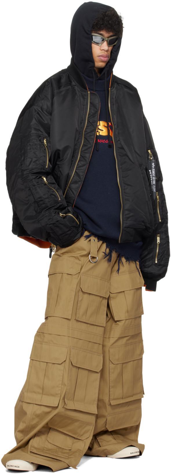 VETEMENTS Beige Multipocket Cargo Pants