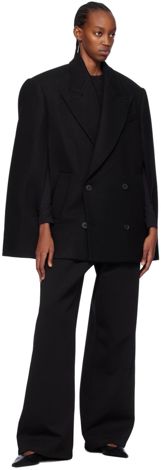 WARDROBE.NYC Black Single-breasted Coat