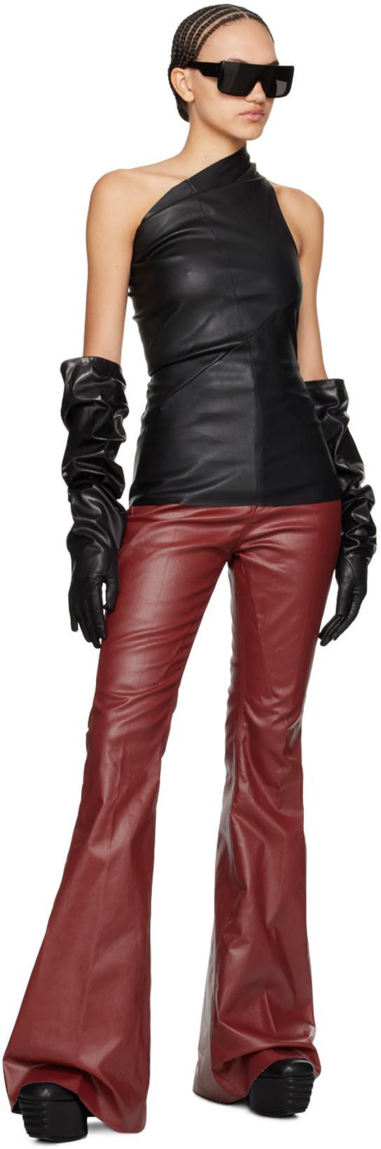 RICK OWENS Black Documenta Sunglasses In 909 Black/black