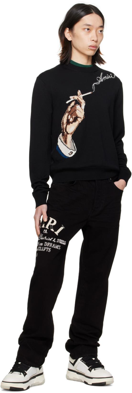 AMIRI White Leather Sneakers