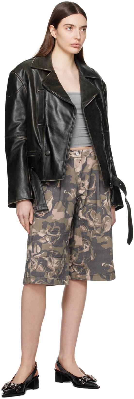 GANNI Feminine Buckle Slingback Pumps In Black