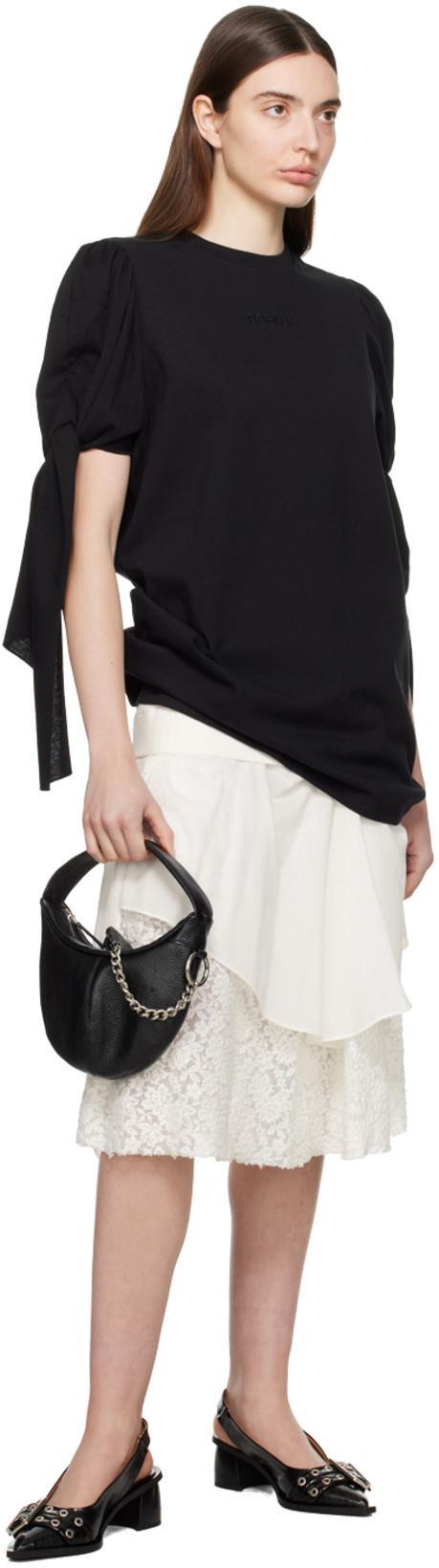 GANNI Feminine Buckle Slingback Pumps In Black