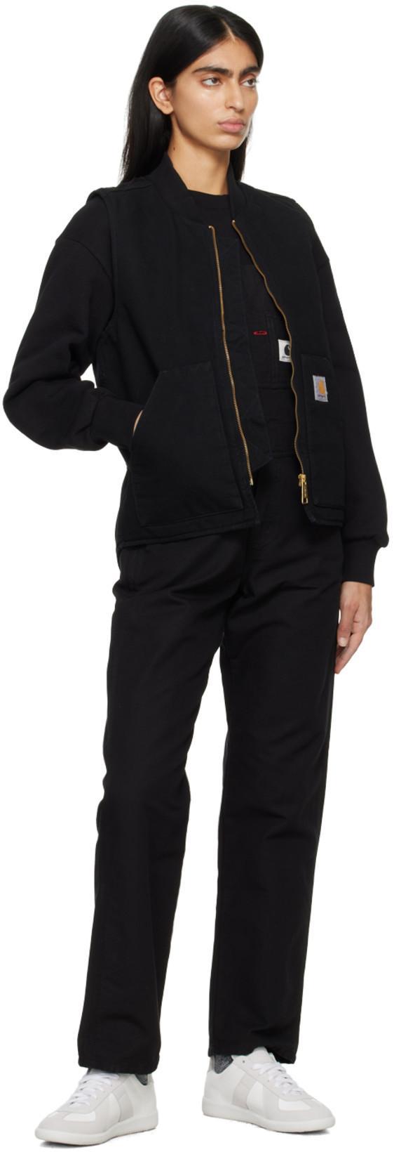 CARHARTT Casey Logo-embroidered Cotton Hoodie In Black
