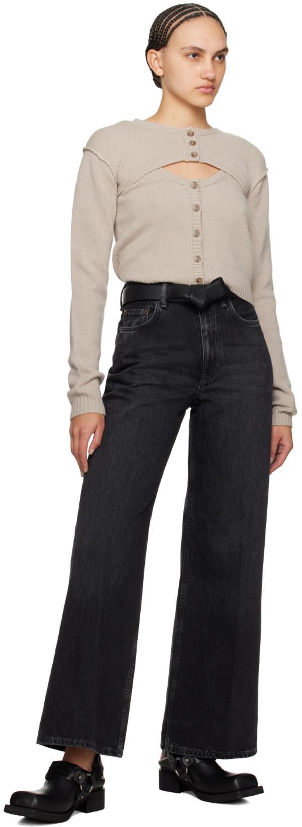 ACNE STUDIOS Black Buckle Loafers In 900 Black