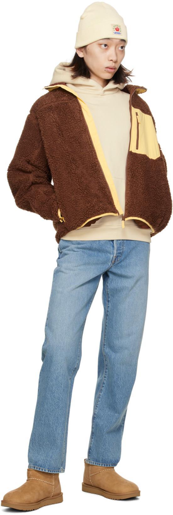 MADHAPPY Brown Full Zip Jacket In Cinnamon