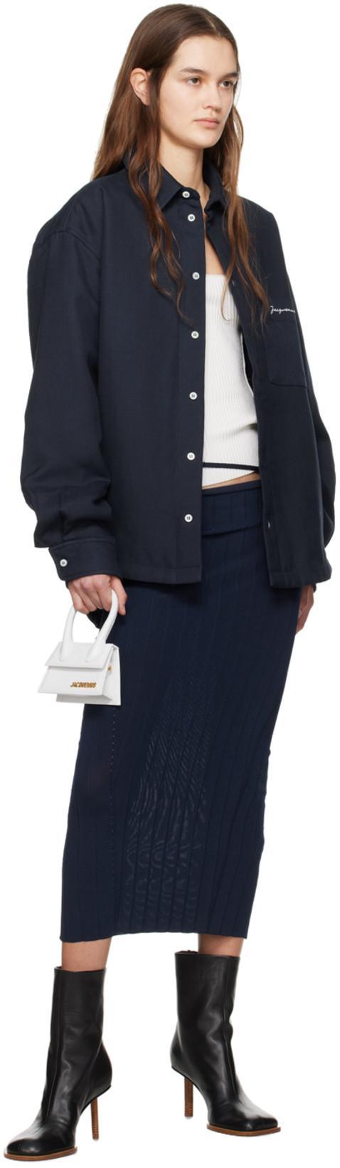 JACQUEMUS Black Le Chouchou 'les Bottines Rond Carré' Boots In 990 Black