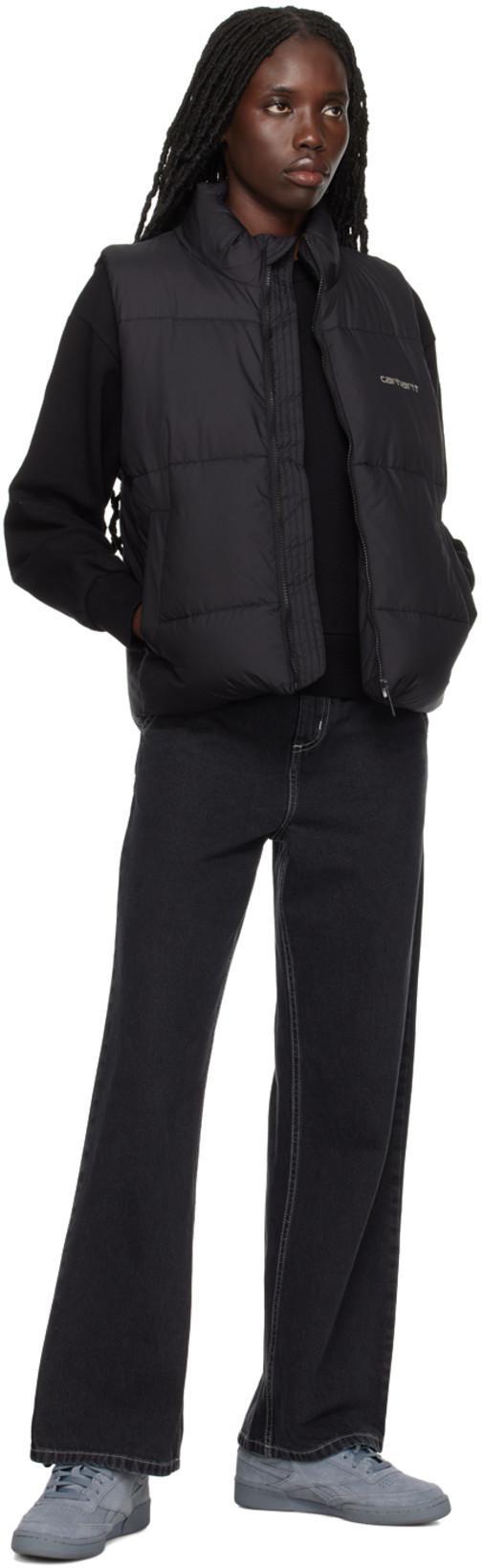 CARHARTT Casey Logo-embroidered Cotton Hoodie In Black