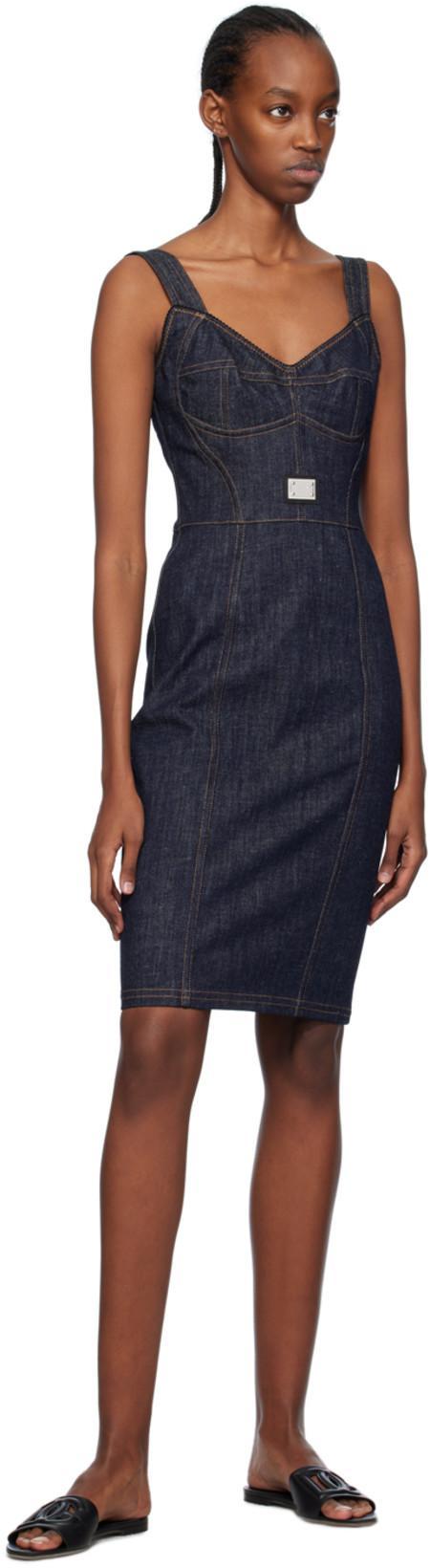 DOLCE & GABBANA Embellished Leather Slide Slippers In Black