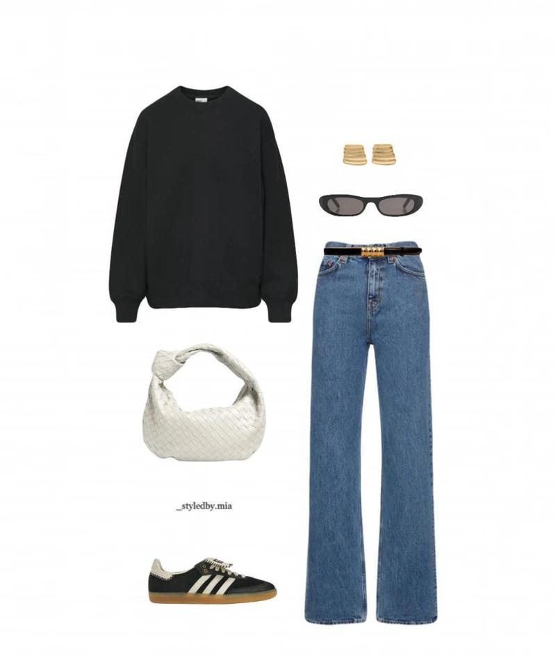 SAINT LAURENT Women's Oval Sunglasses In Black