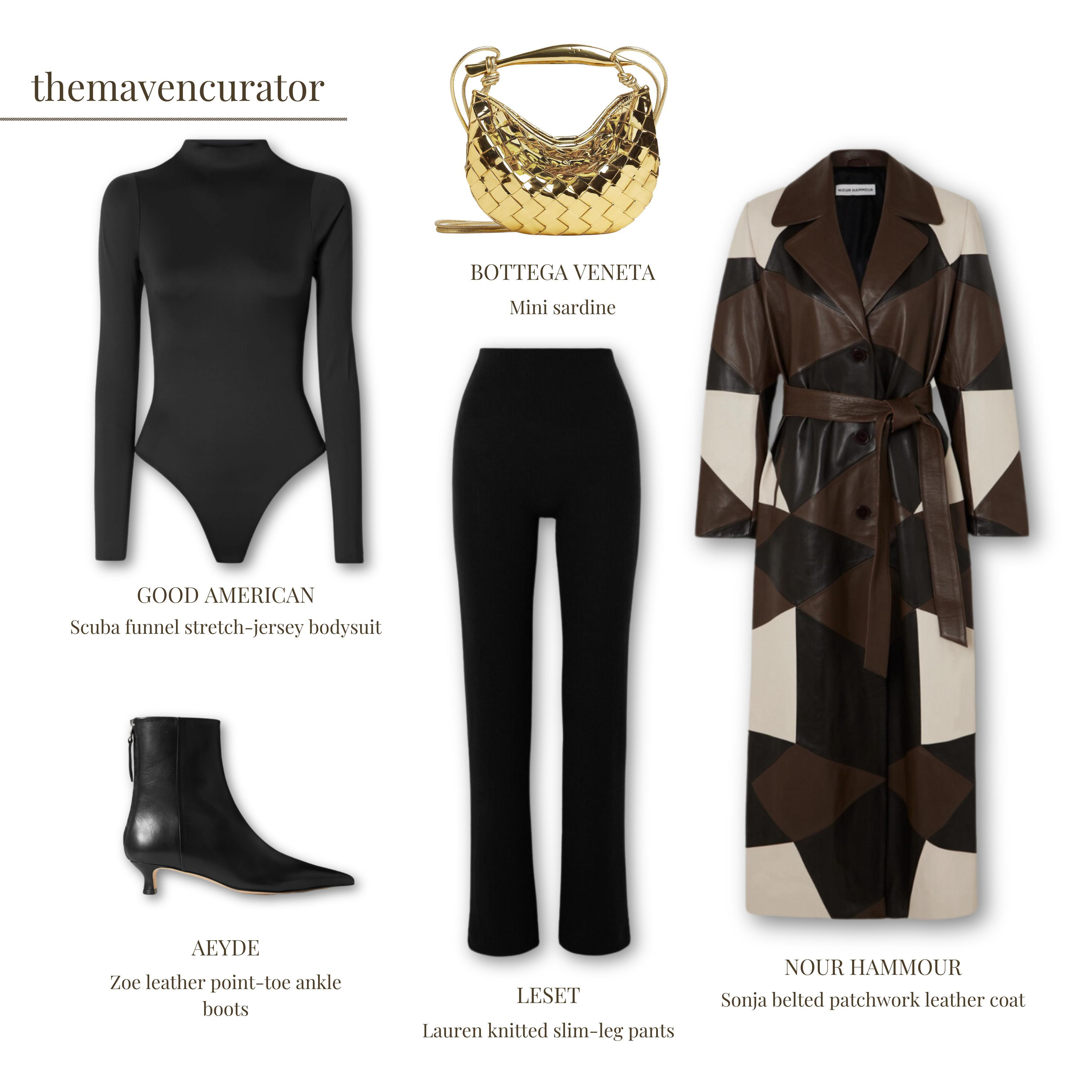 AEYDE Elina 55 Leather Ankle Boots In Black