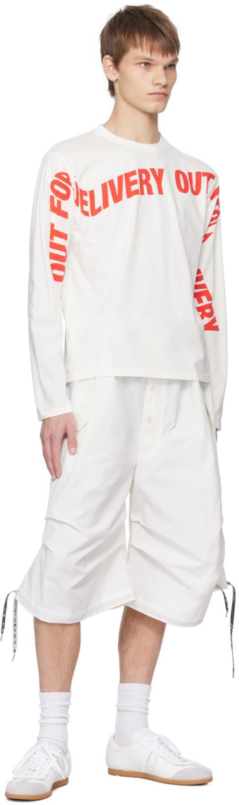 MAISON MARGIELA White Featherlight Sneakers In Calfskin And Suede