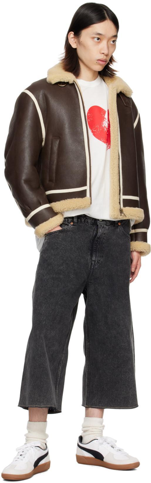 PUMA Palermo Lth Sneakers In White Vapor Gray Gum