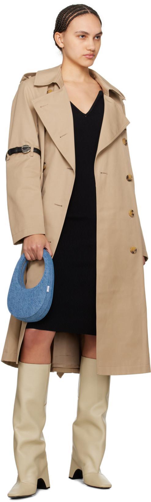 COPERNI Knit Sweetheart Bustier Midi Dress In Black