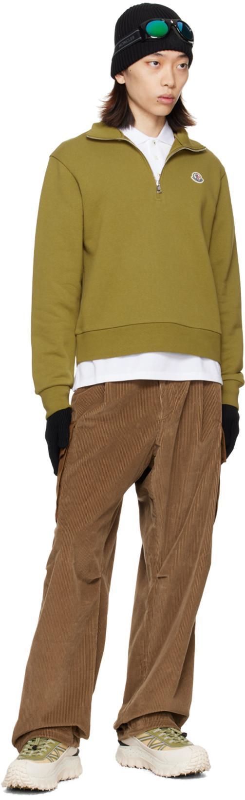 MONCLER White Cotton Short-sleeved Polo T-shirt