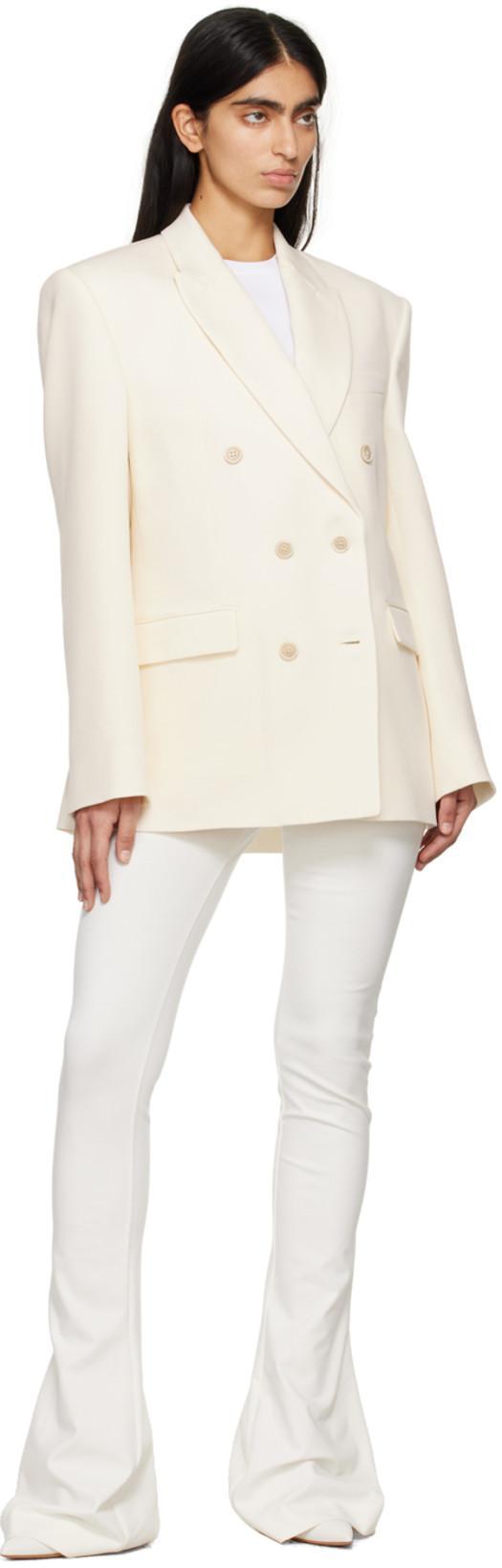 WARDROBE.NYC Wardrobe. Nyc Hb Long Sleeve Tee In Off White