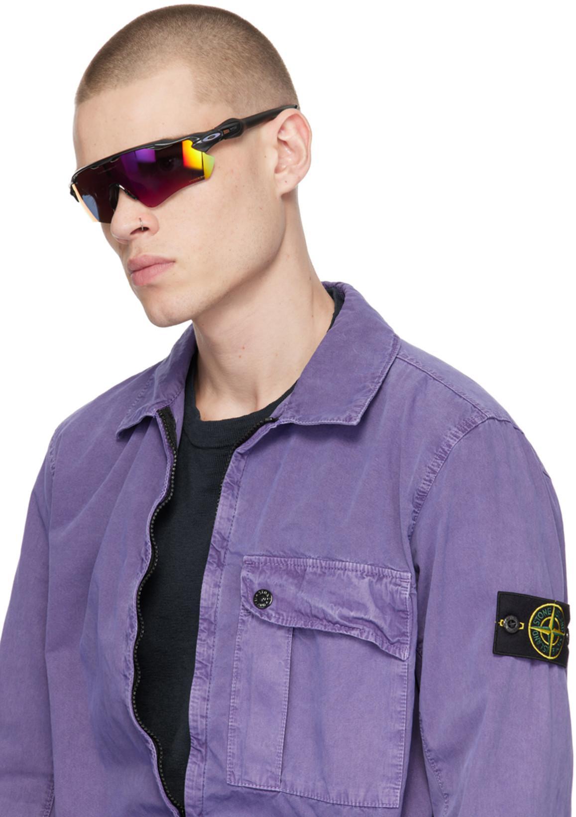 STONE ISLAND 6100008 Brushed Organic Cotton Fleece Sweatshirt In Black