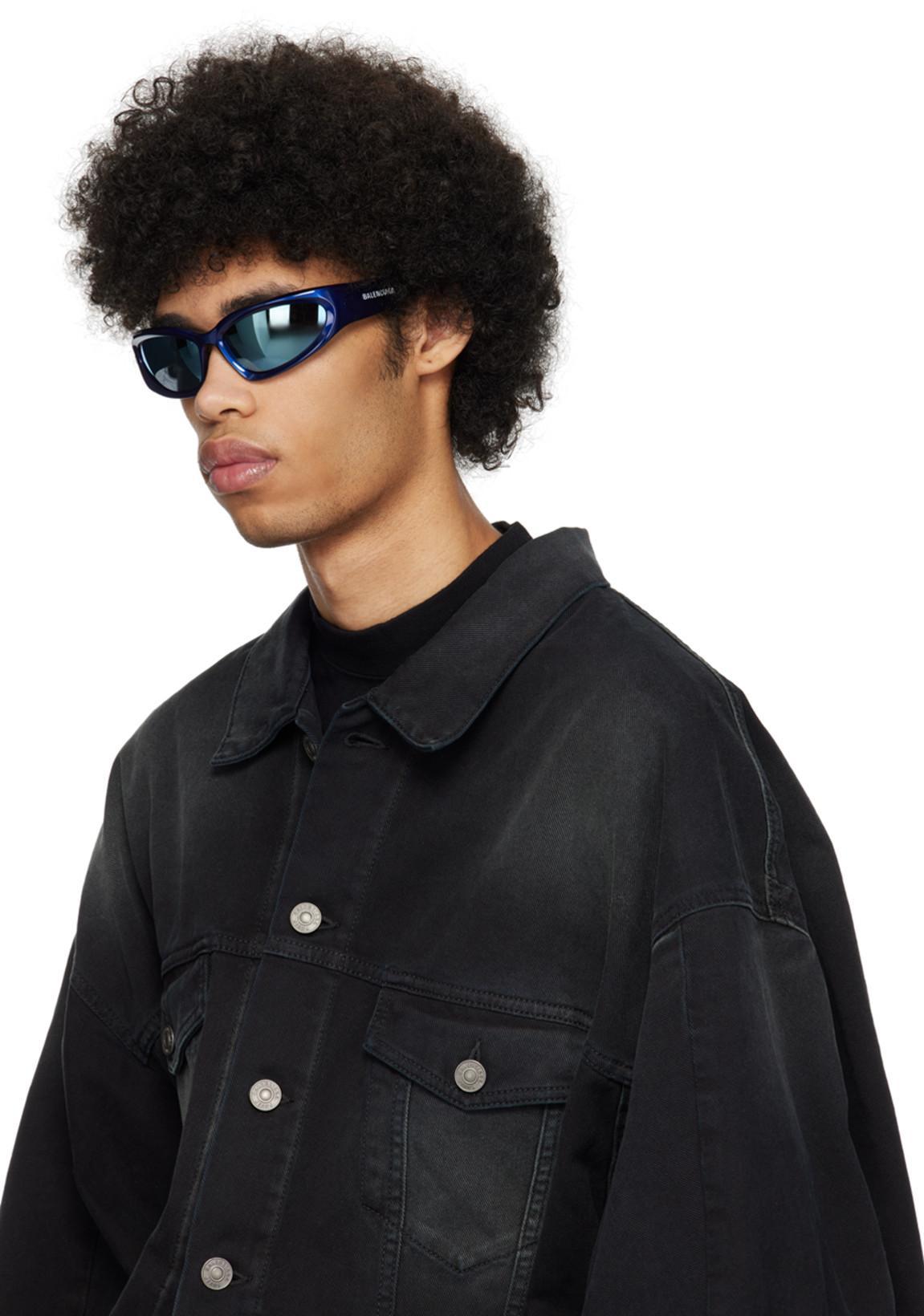 BALENCIAGA Deconstructed Denim Jacket In Black