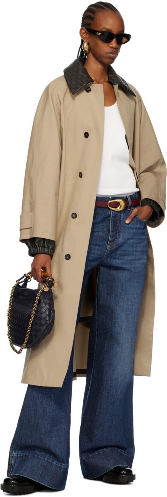 BOTTEGA VENETA Sardine Mini Leather Crossbody Bag In Black