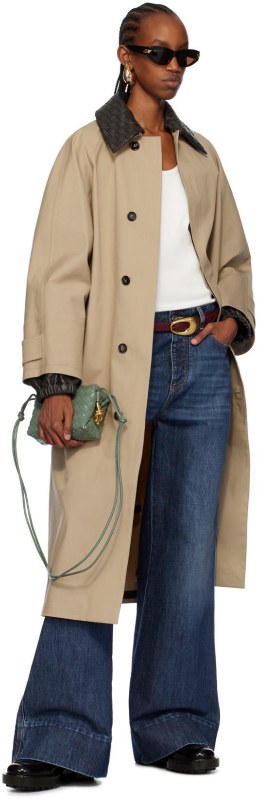 BOTTEGA VENETA Intage Indigo Wide Leg Denim In Blue