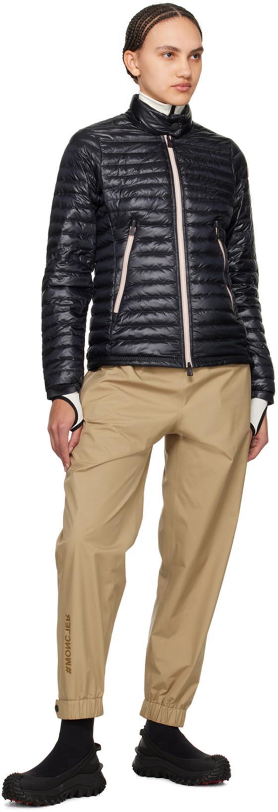 MONCLER Trailgrip Stretch Knit High-top Sneakers In Black