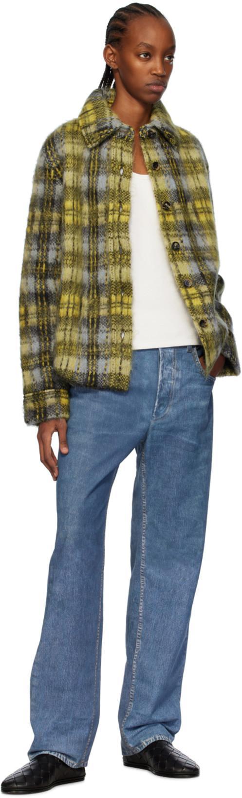 BOTTEGA VENETA Intage Indigo Wide Leg Denim In Blue