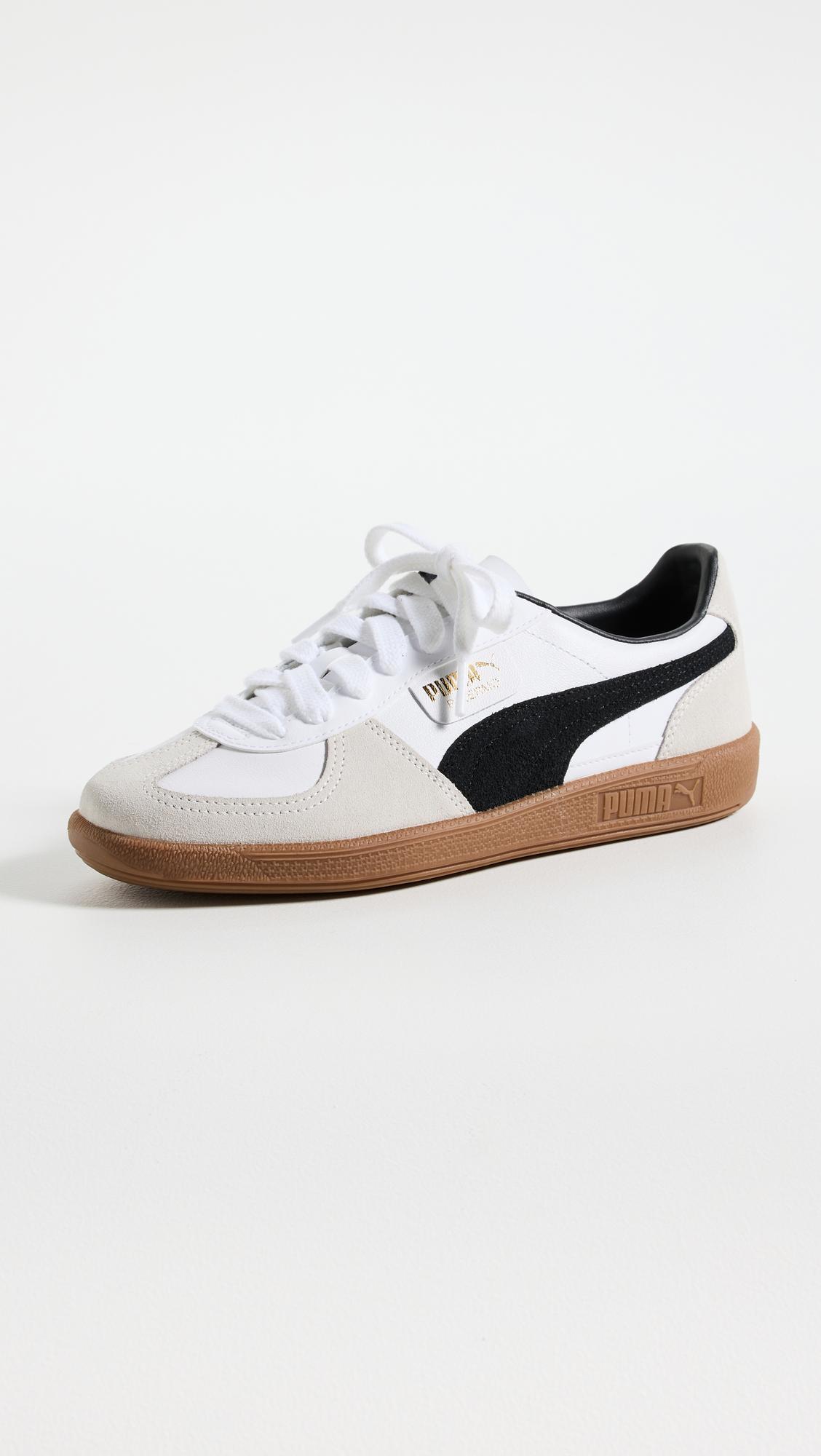 PUMA Palermo Leather Sneakers Women In Gray