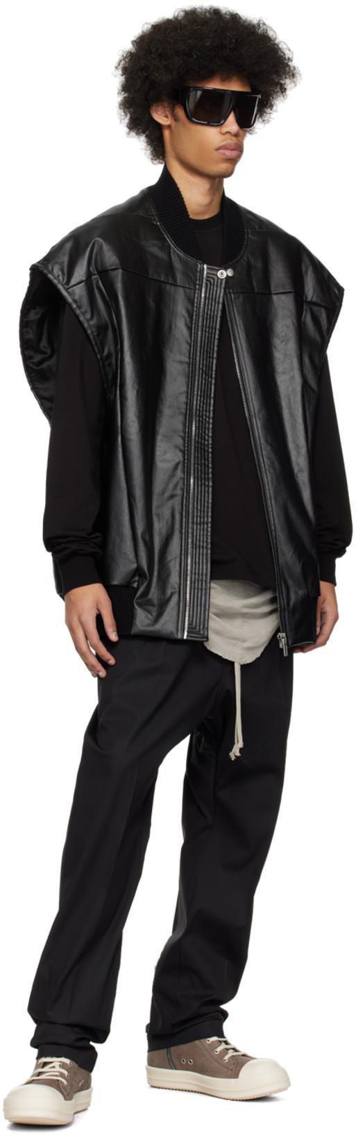 RICK OWENS Scarpe In Pelle Sneakers In Dust And Milk