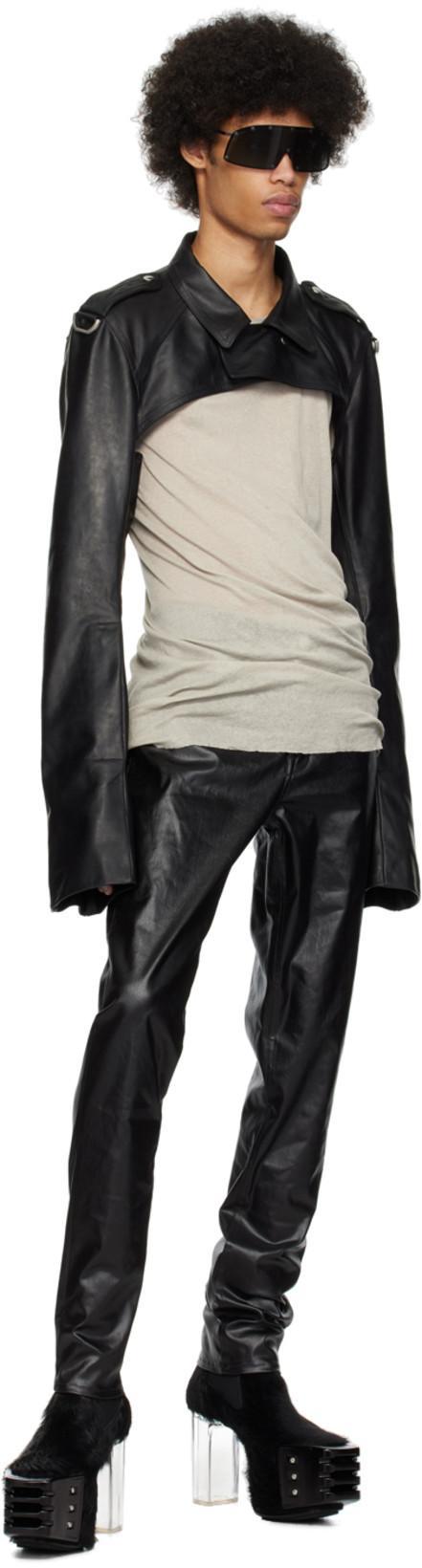 RICK OWENS Black Concordians Grilled Kiss 45 Chelsea Boots
