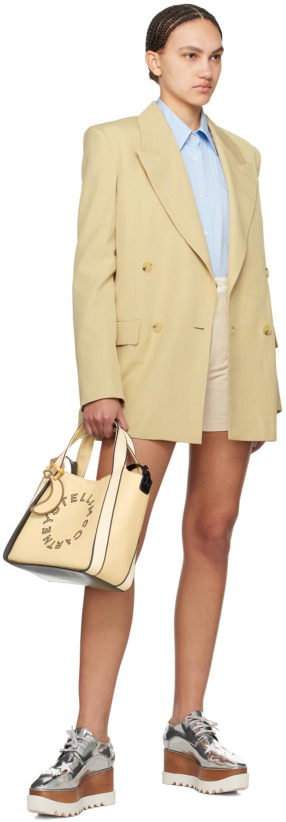 STELLA MCCARTNEY Stella Mc Cartney Beige Viscose Double Breasted Jacket